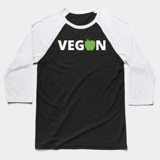 vegan green apple Baseball T-Shirt